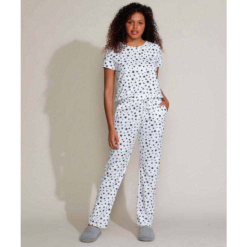 Pijama best sale feminino c&a