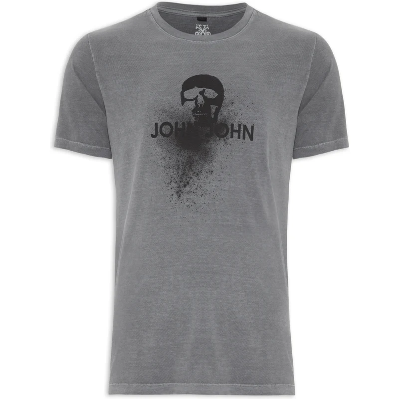 Camiseta John John Ts Rg Repeat Black