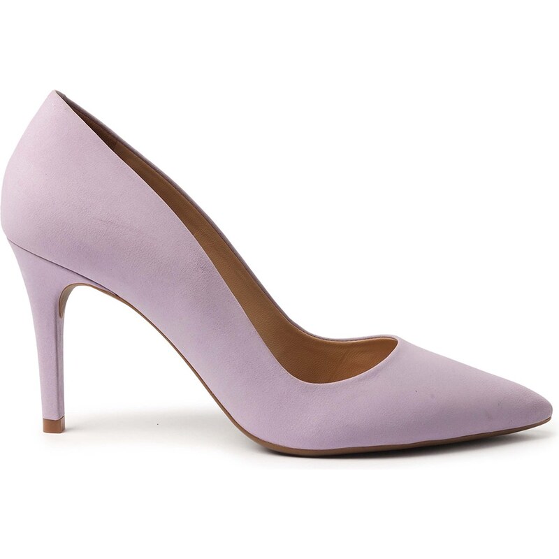 Scarpin Roxo Nobuck Salto Fino Lil s Light Arezzo GLAMI .br