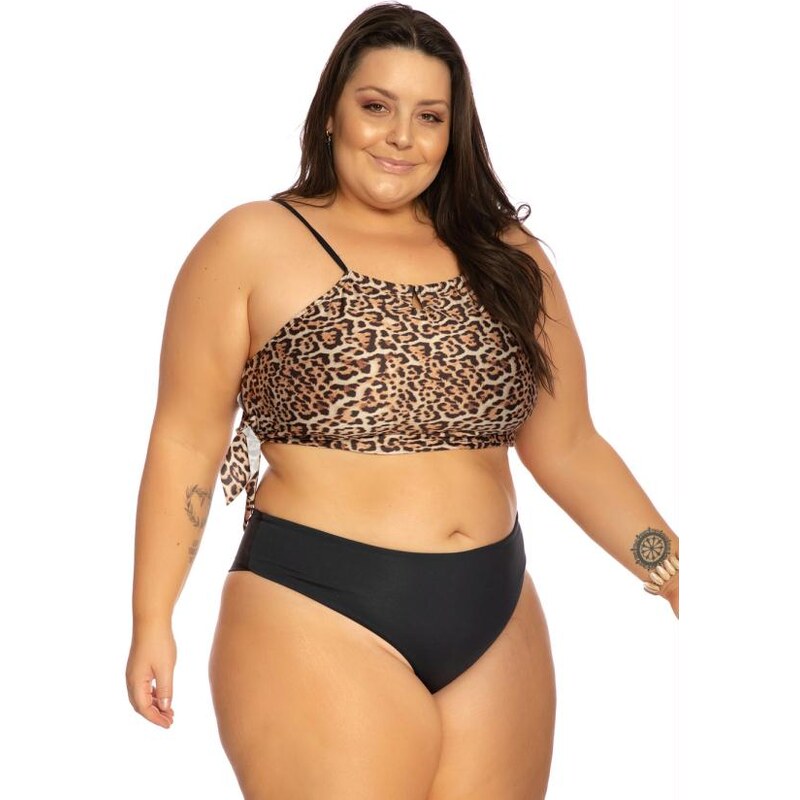 Comprar Biquíni Plus Size Transpassado e Calcinha Fio Duplo