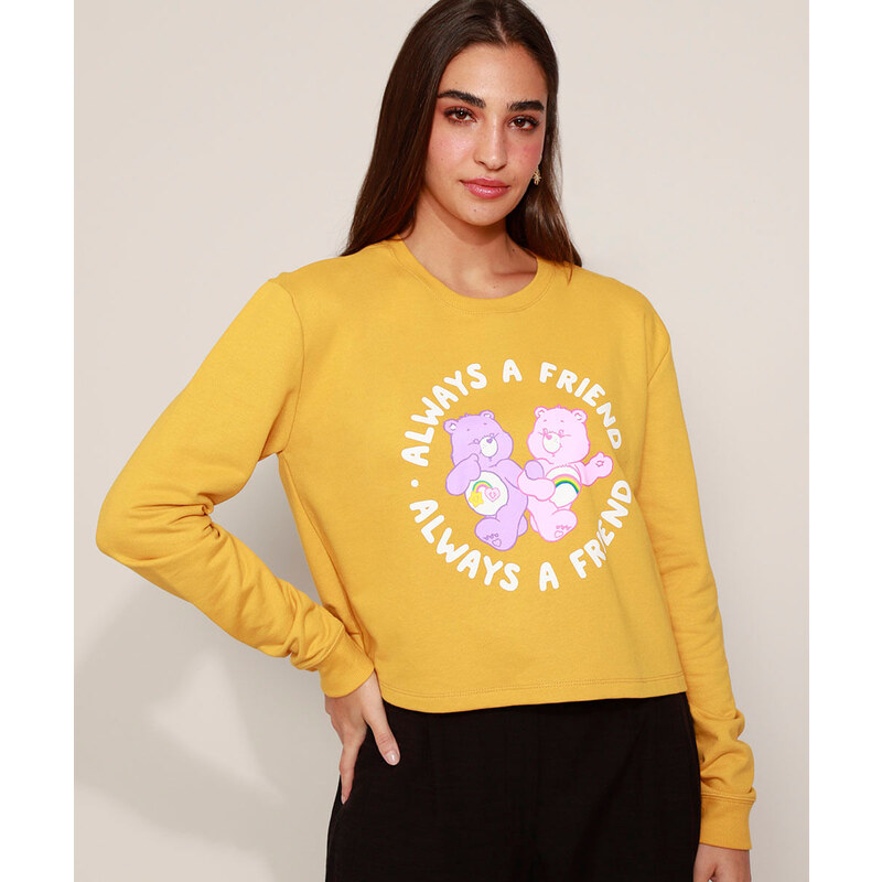 Moletom amarelo best sale mostarda feminino