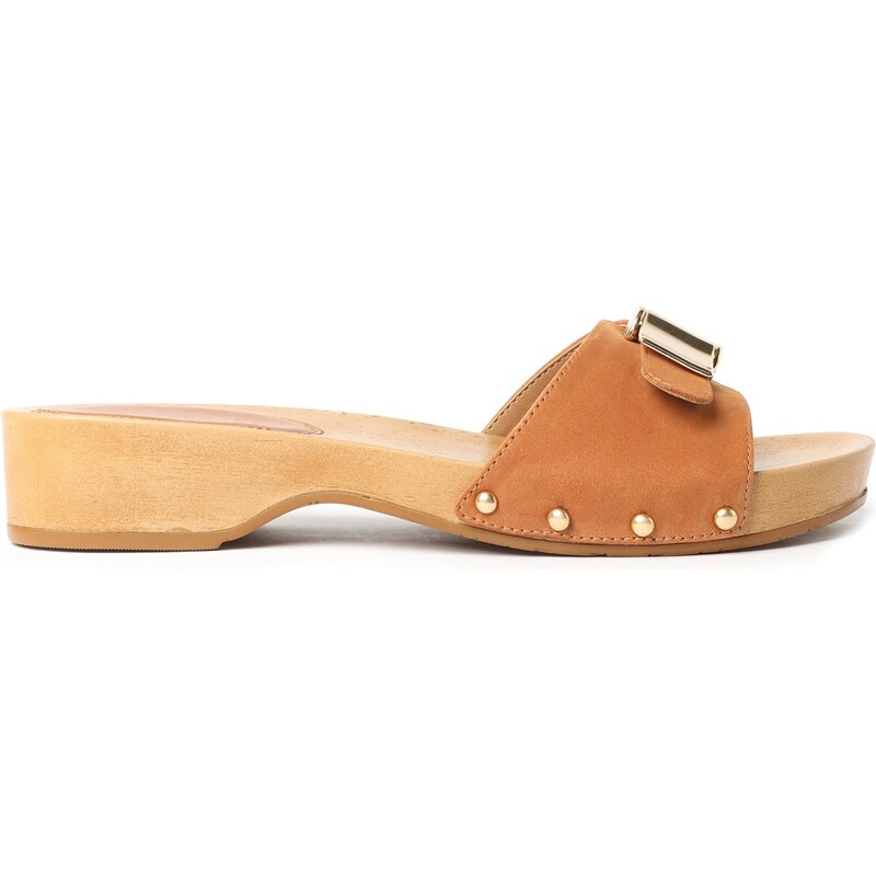 Sand lia Clog Marrom Nobuck Arezzo GLAMI .br