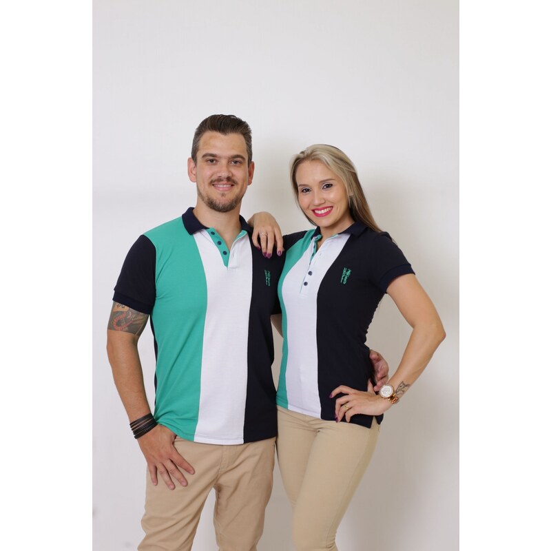 Camisa polo best sale masculina e feminina