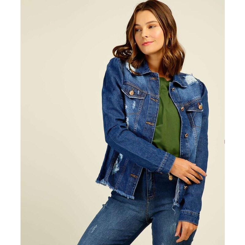 Marisa best sale jaqueta jeans