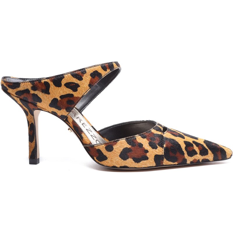 Mule Animal Print Pelo Salto Fino Gilda Arezzo GLAMI .br