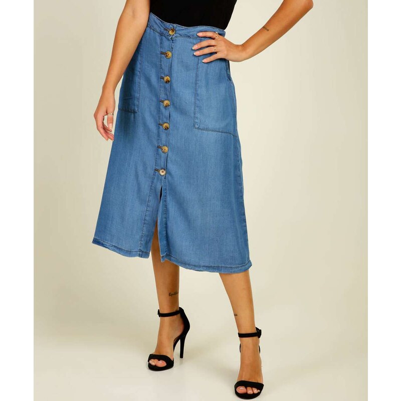 Marisa saia best sale midi jeans