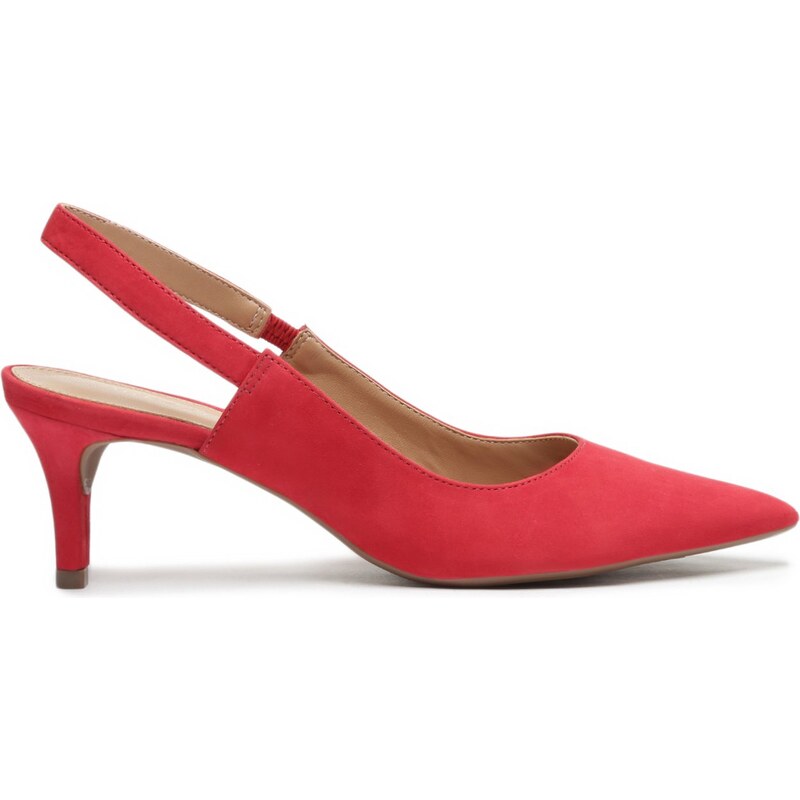 Scarpin Vermelho Nobuck Slingback Arezzo GLAMI .br