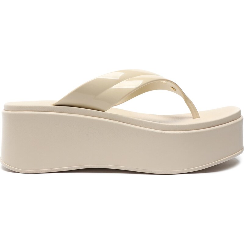 Sand lia Off white Plataforma Brizza Arezzo