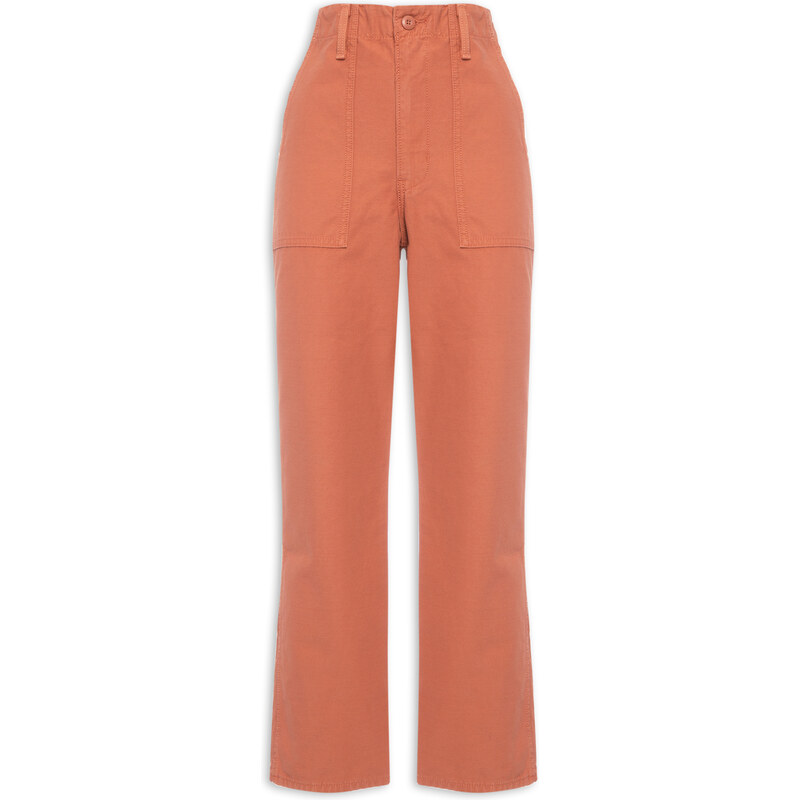 LEVI´S Calça Feminina Ribcage Utility Nd - Laranja 