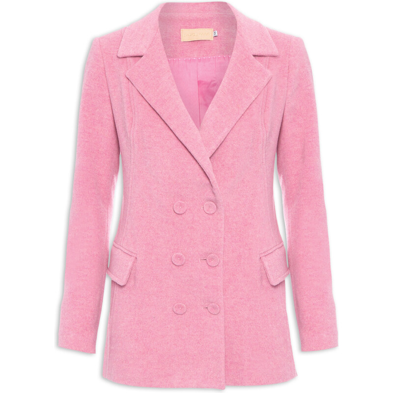 CAROL BASSI Blazer Feminino Endro - Rosa 