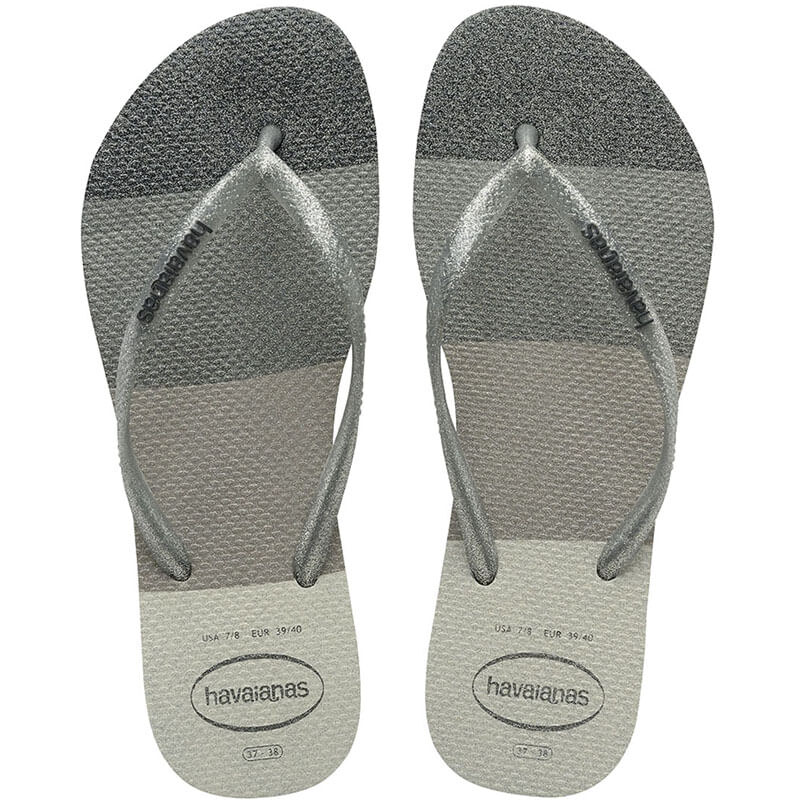 chinelo havaianas slim square areia - C&A