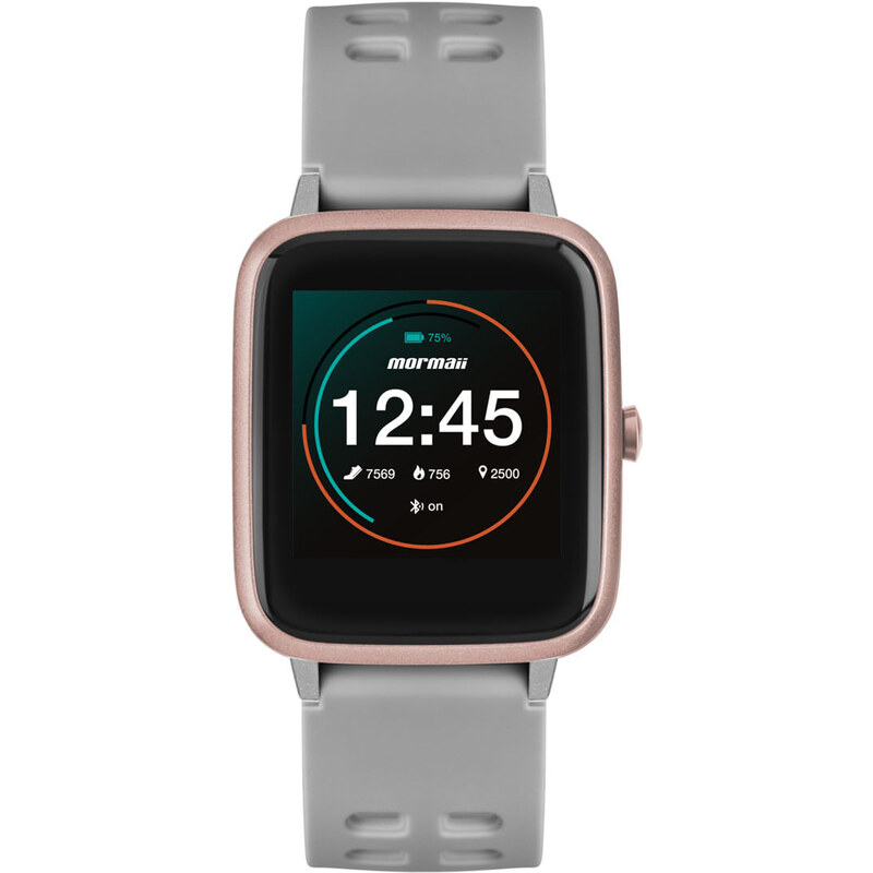 C&A Relógio Smartwatch Mormaii Life Full Display Cinza - MOLIFEAC8K