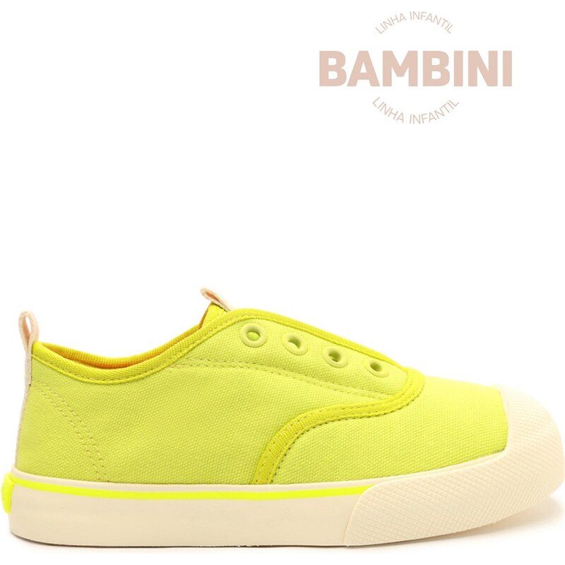 T nis Slip On Verde Lona Bambini Arezzo GLAMI .br