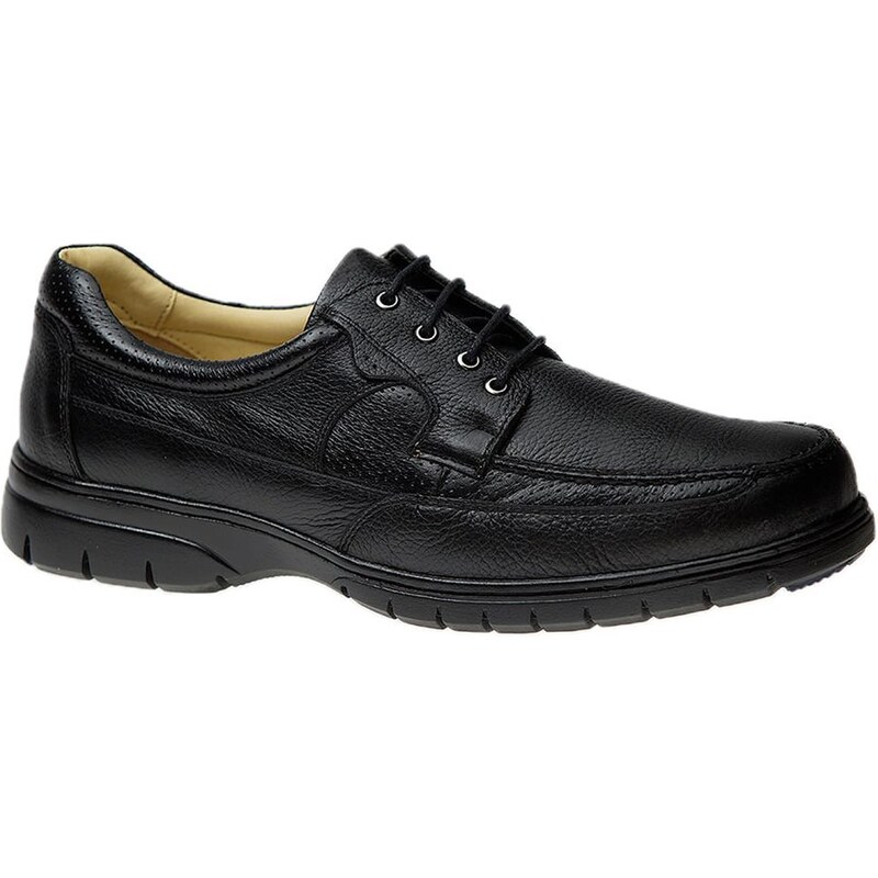 Sapato casual em couro dr discount shoes preto