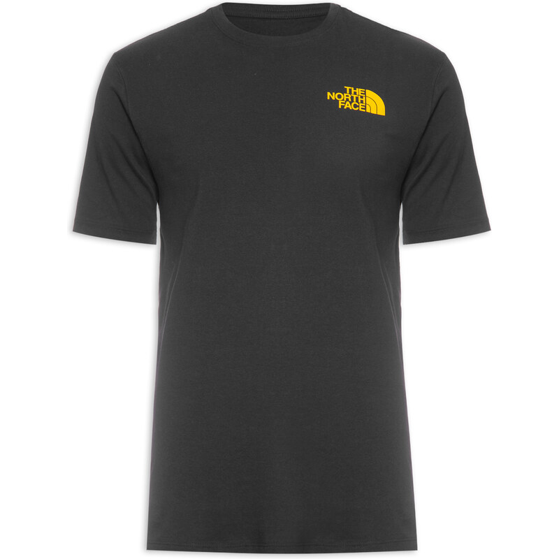 THE NORTH FACE Camiseta Masculina Walls Are Meant For Climbing - Preto 
