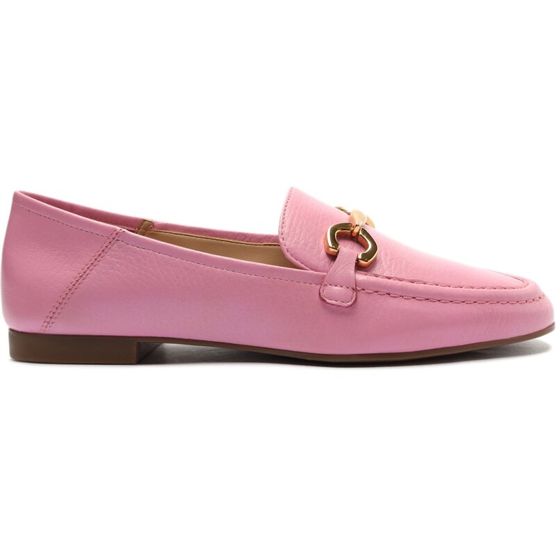 Mocassim Rosa Couro Luma Arezzo