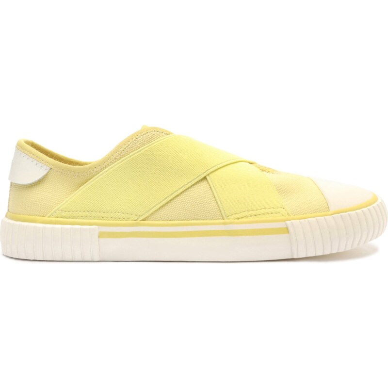 Slip On Amarelo Lona El sticos ZZ Soul Arezzo