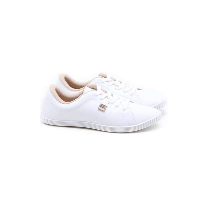 Tênis beira rio store flatform vinil branco