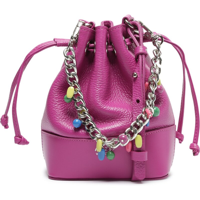 Bolsa Bucket Roxa Couro Cici Pequena Arezzo GLAMI .br