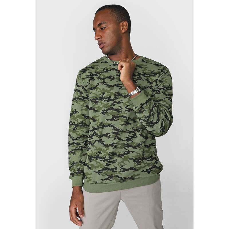 Blusa de moletom store camuflada