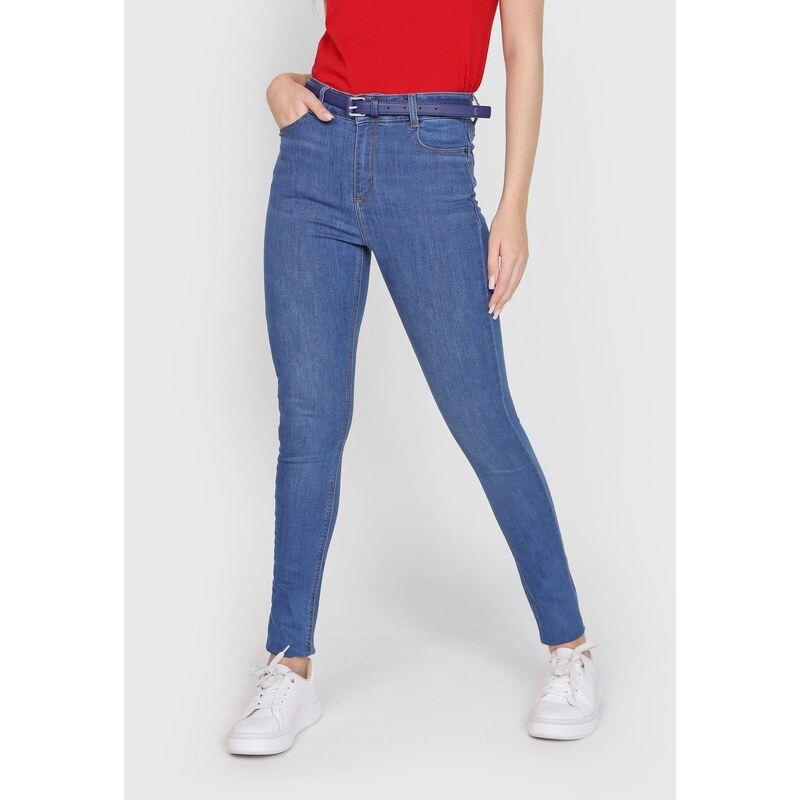 Jeans mujer rasgado skinny fit - TRICOT
