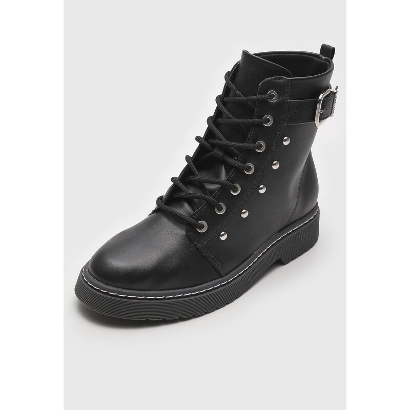 Bota coturno vizzano tachas 2024 preto