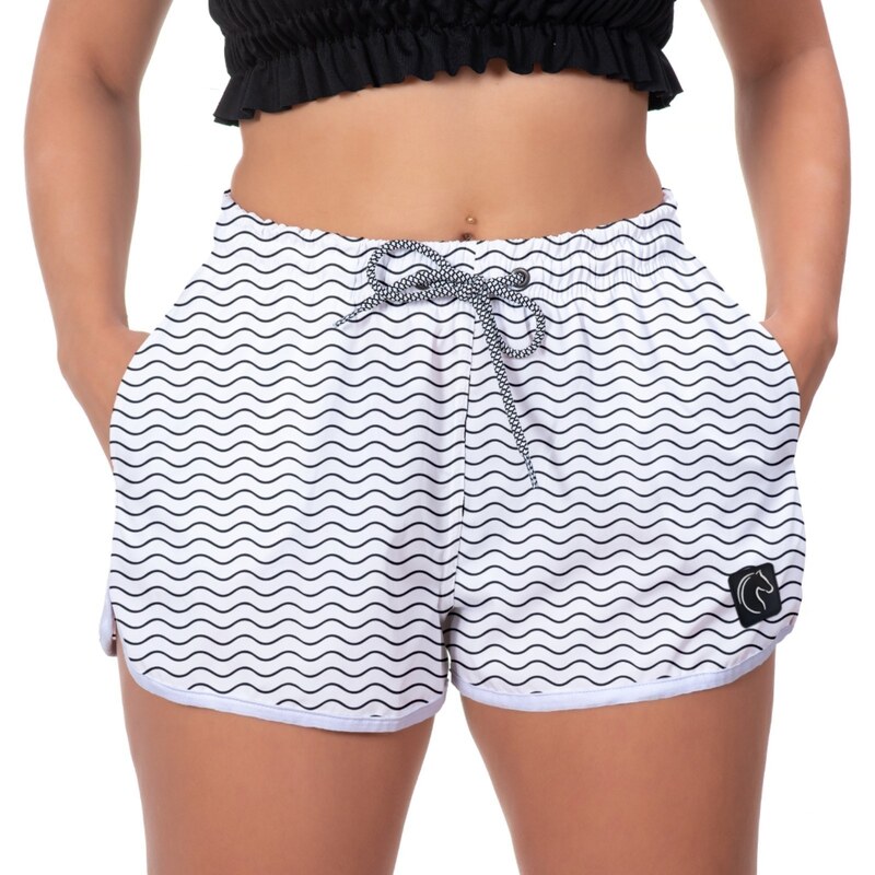 Short Feminino Esportivo Treino Academia Shorts - Preto