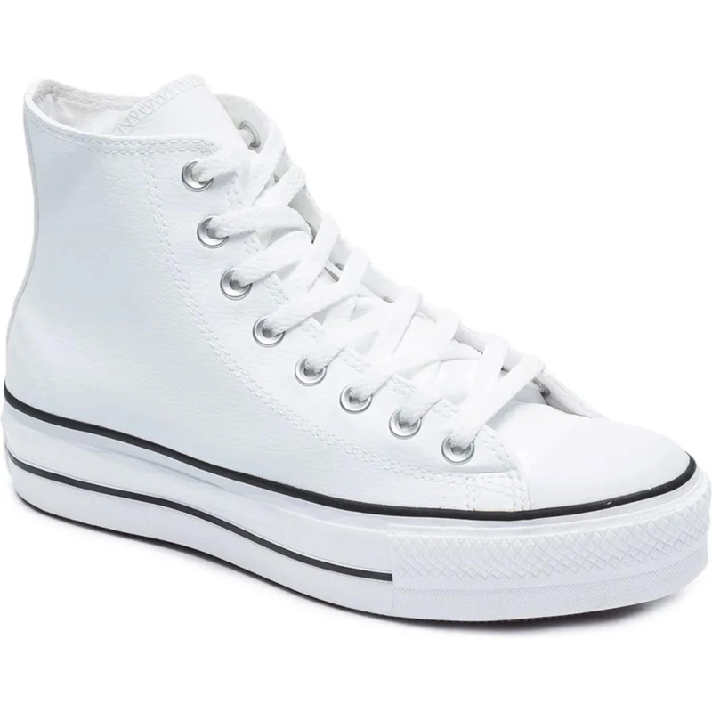 Tênis Converse Chuck Taylor All Star Plataform Lift Hi Bege