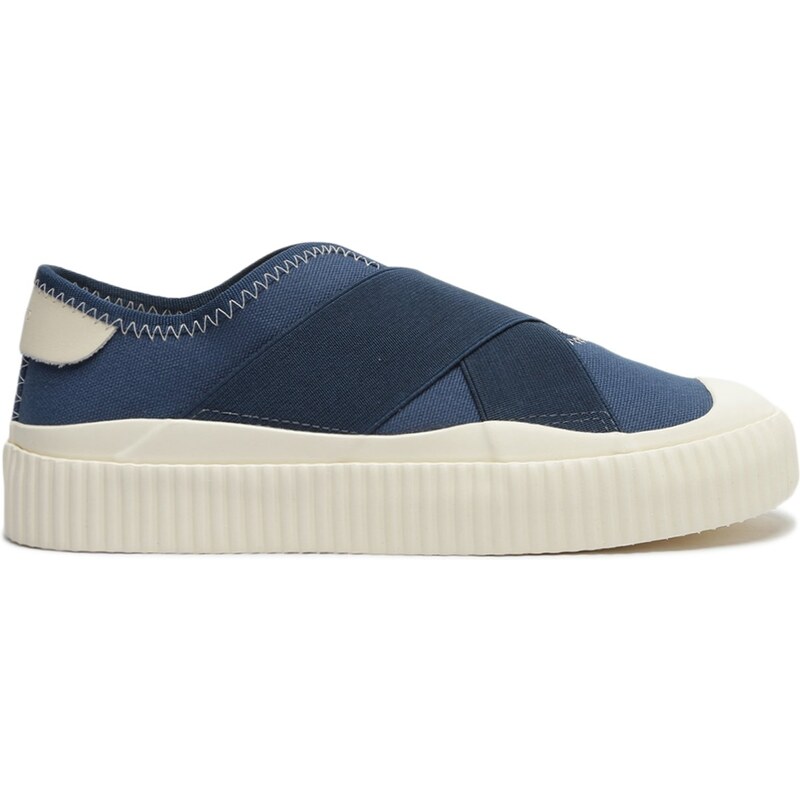 T nis Azul Lona Flatform El sticos ZZ Soul Arezzo