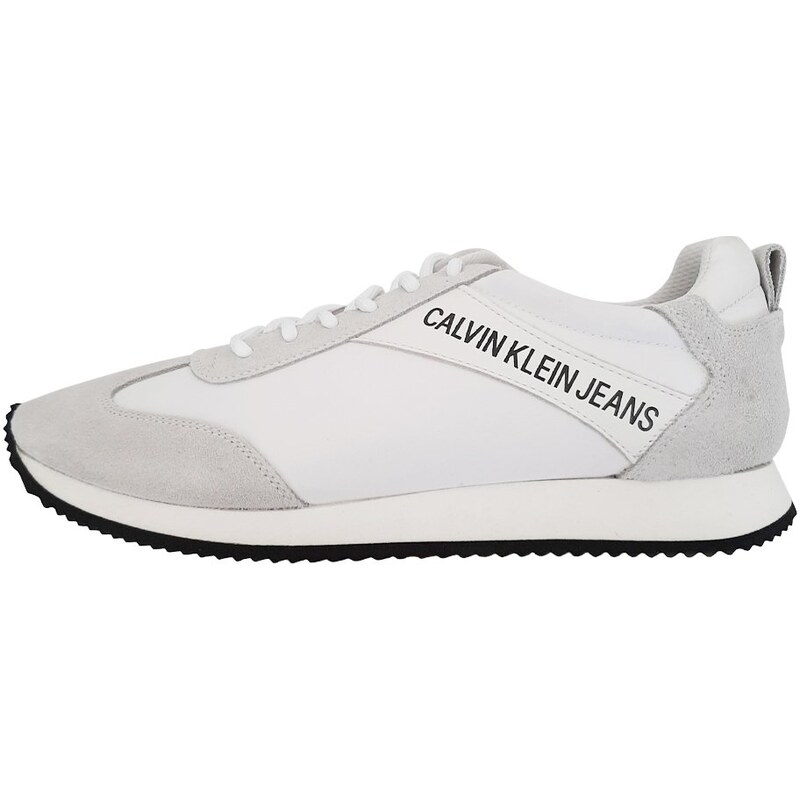 Tênis Calvin Klein Jeans Masculino Jogging Logo Branco 