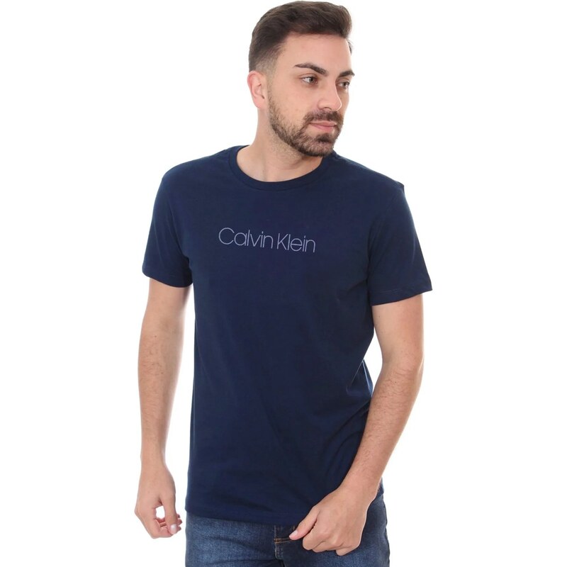 Camiseta Calvin Klein Marinho Básica