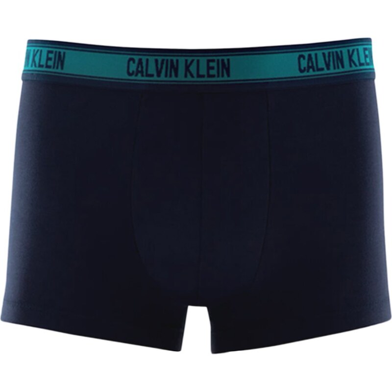 Cueca Calvin Klein Modal Trunk Cyano Stripe Azul Marinho 1UN