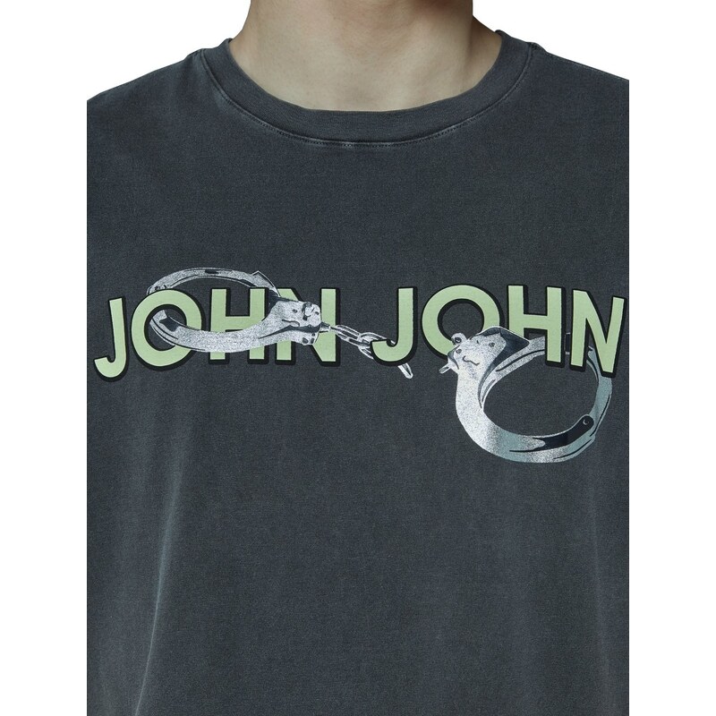 Camiseta John John Masculina Rg Partners Skull Preta