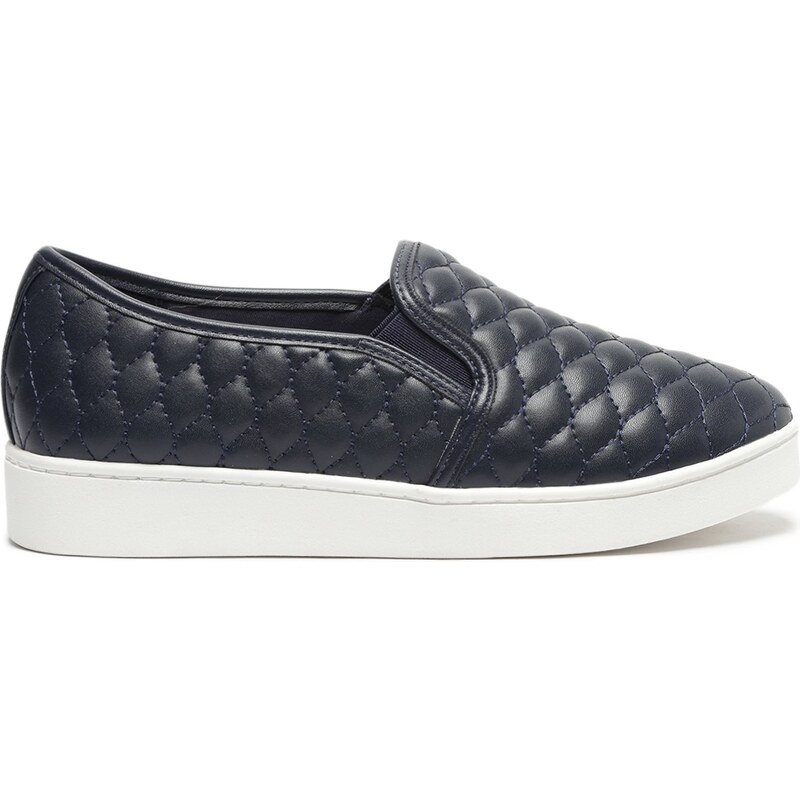 T nis Slip On Azul Marinho Matelass Sola M dia Arezzo GLAMI