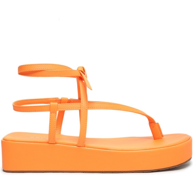 Sand lia Laranja Flatform Amarra o Arezzo GLAMI .br