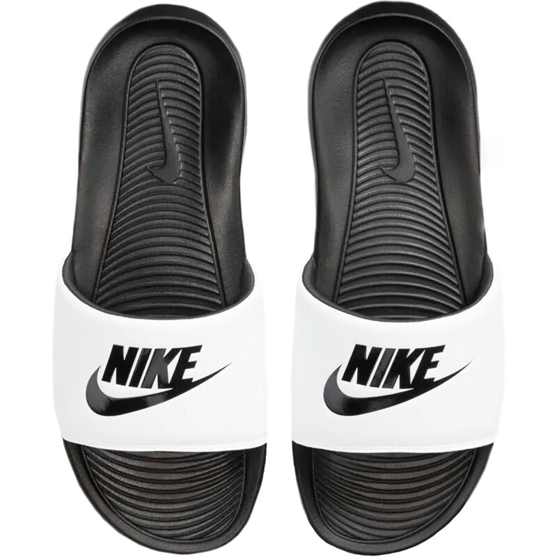 Chinelo Nike Masculino Slide Victori One Branco e Preto