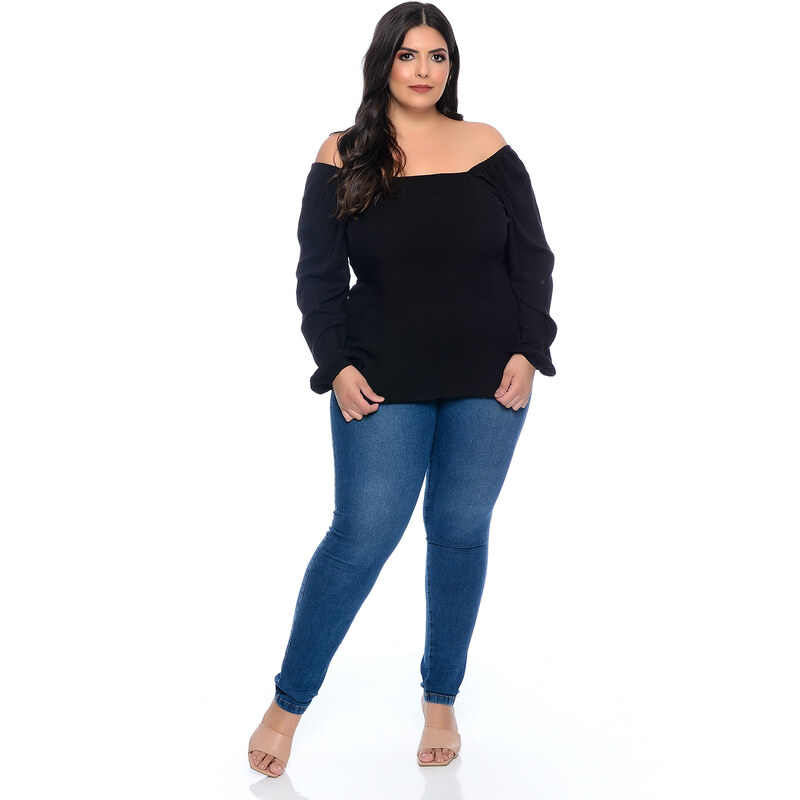 Blusas femininas plus size sales arimath