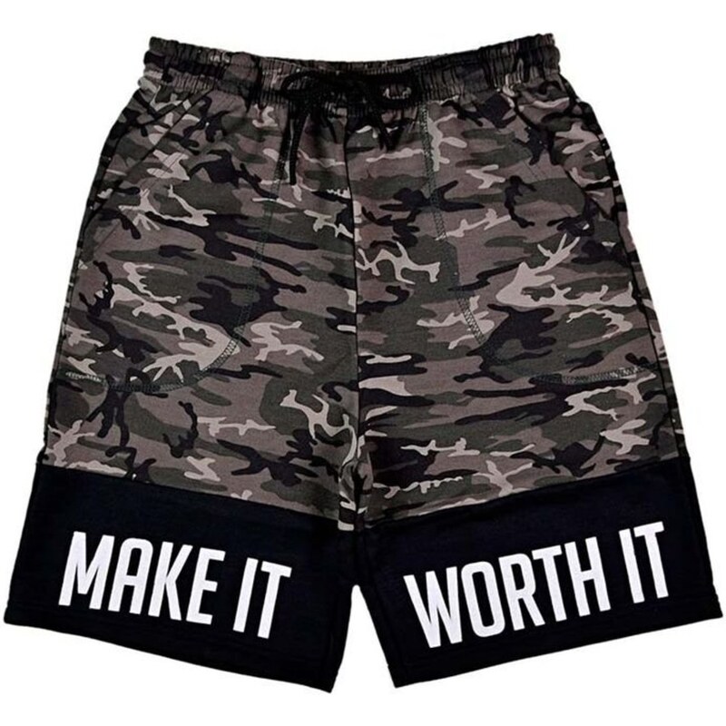 Short moletom best sale masculino camuflado