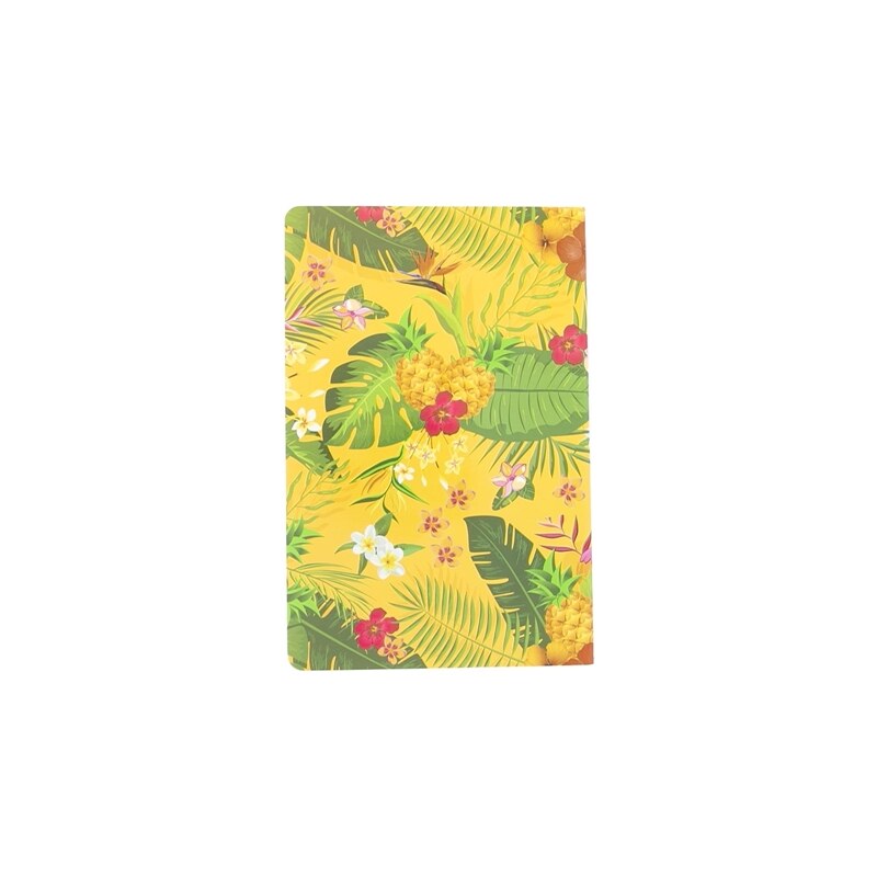 Caderno STZ Tropicália Floral Amarelo - U