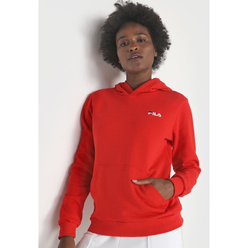 Blusa de Moletom Fechada Fila Classic Vermelha GLAMI .br