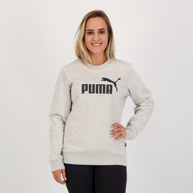 Moletom best sale puma cinza