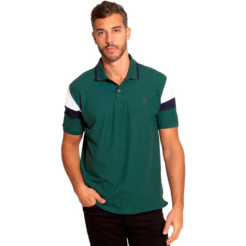 Camiseta John John Masculina Regular Logo Out Preta