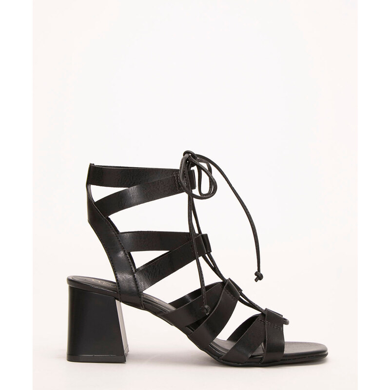 Salto shops gladiadora preto