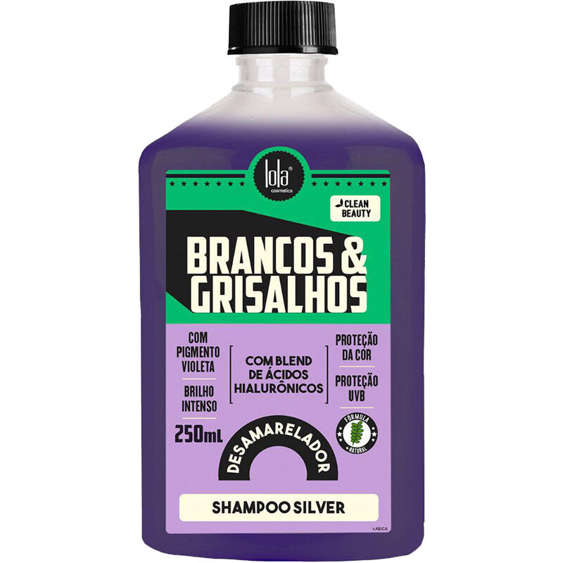 C&A Lola Cosmetics Shampoo Silver Brancos e Grisalhos - 250ml único 