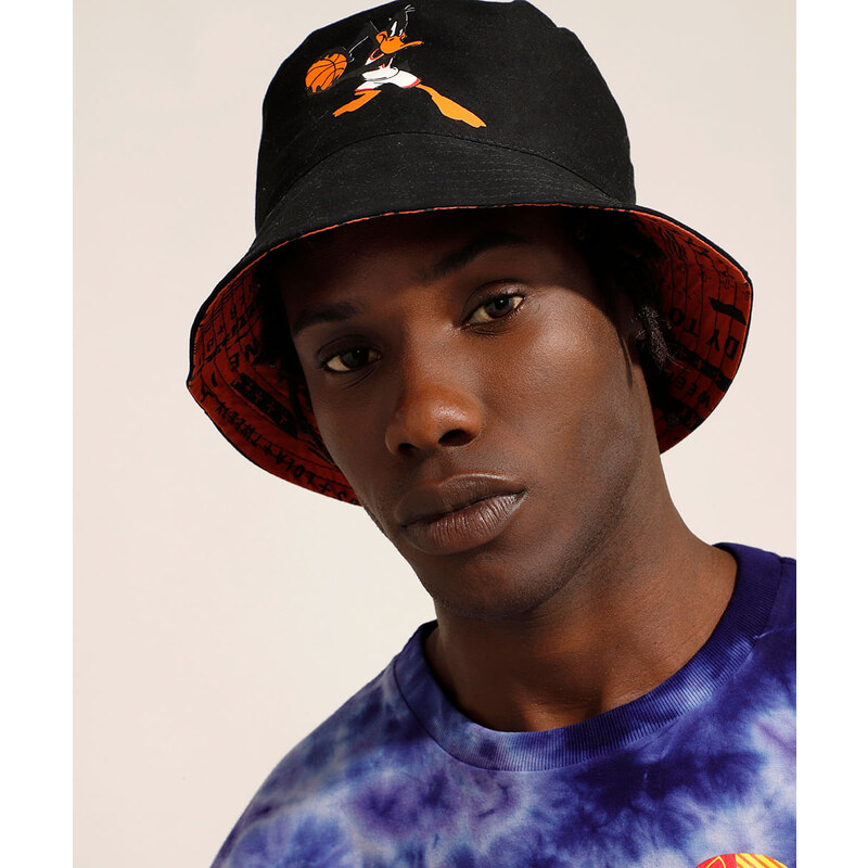 C&A Chapéu Bucket Hat Space Jam Patolino Preto 