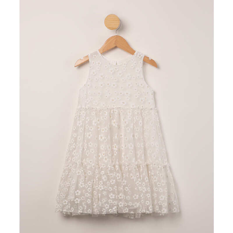 Vestido branco sale infantil c&a