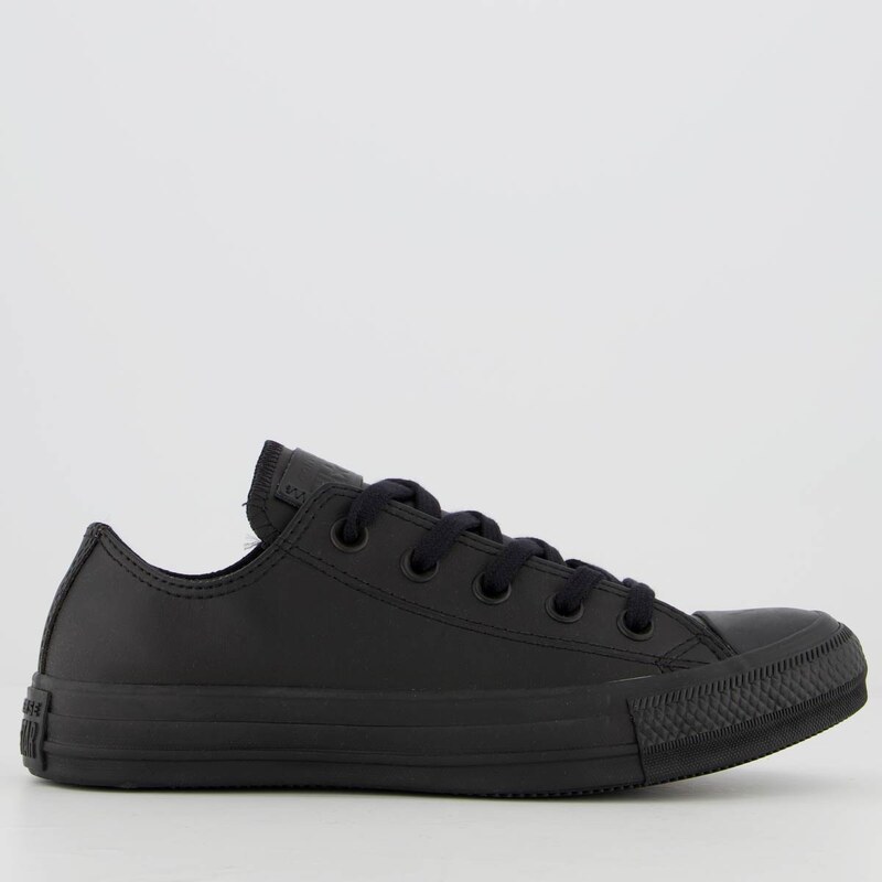 Tênis Converse All Star Chuck Taylor Cano Médio Preto e Branco - FutFanatics