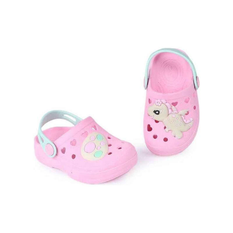 Sandália Infantil para Menina Mar e Cor Rosa com Glitter