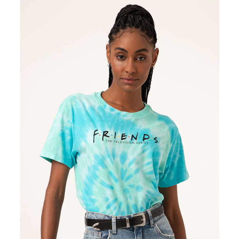 Tie dye camiseta discount azul