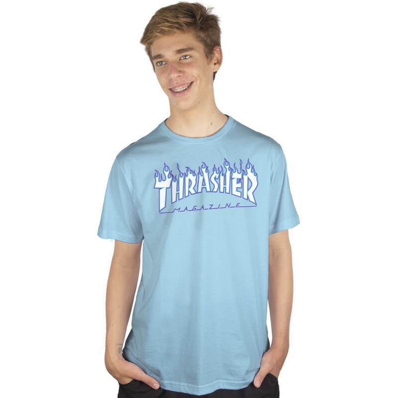 Thrasher outlet camiseta azul